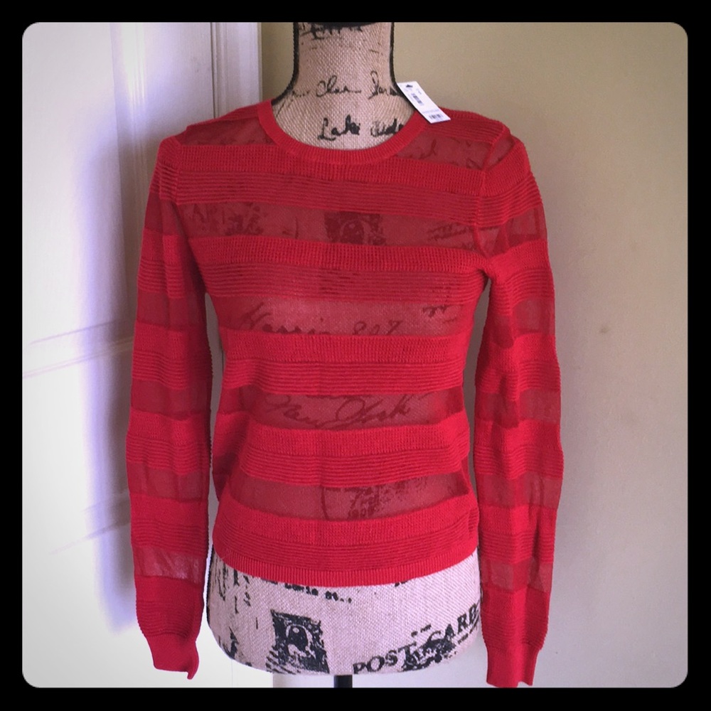 NWT The Limited Striped Sweater